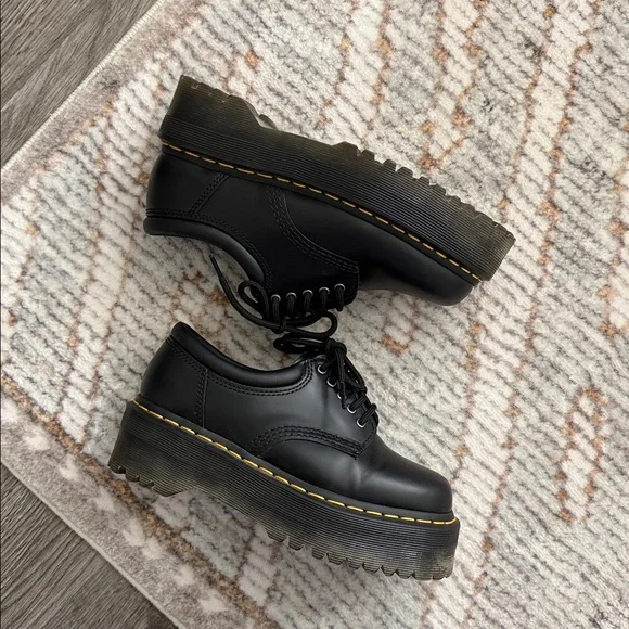 Dr. Martens 8053 Quad Platform Loafers - Picture 3 of 7